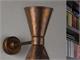 Vintage brass wall lamp Clessidra 50172 in Lighting