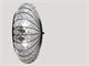 Glass ceiling light Accademia MC227 in Lighting