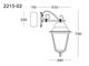 Outdoor wall lamp Andromeda 2213-2215 in Lighting