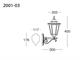 Outdoor wall lamps Cassiopea 2001-2002 in Lighting