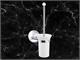 Wall-mounted toilet brush holder 7007 in Bathroom