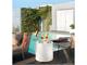 Garden round side table Blok in Outdoor