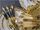 Gold cutlery set Arianna Oro in Accessories