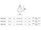 Murano chandelier Auriga RS403-020 in Lighting