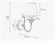 Vintage wall sconce AP 0131 1F in Lighting