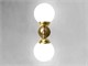 Vintage wall sconce AP 0383 2F in Lighting