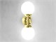 Vintage wall sconce AP 0383 2F in Lighting