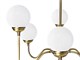 Vintage brass chandelier LP 0380 6F in Lighting