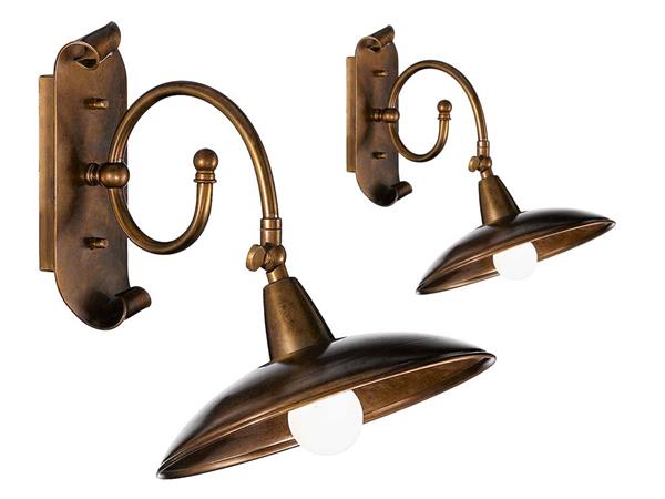 Brass classic wall light Taverna 385/1AP