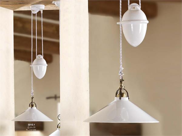 Adjustable height ceiling light Cono