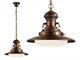 Lustre laiton vintage Baia 493/1S in Lampes suspension