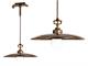 Lustre laiton vintage Taverna 380/1S in Lampes suspension