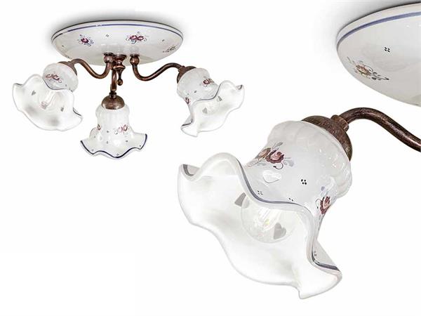 Ceramic ceiling lamp Chieti C171