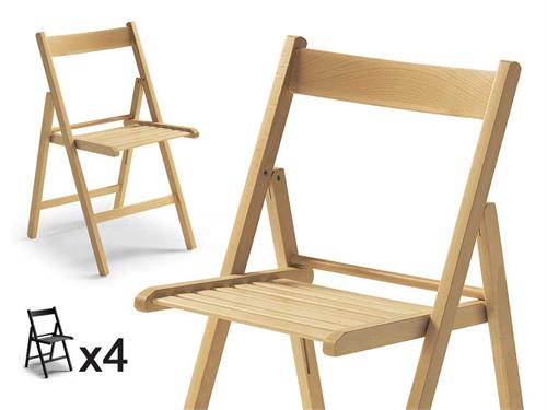 Tavolo pieghevole legno - tavolo richiudibile - Enea