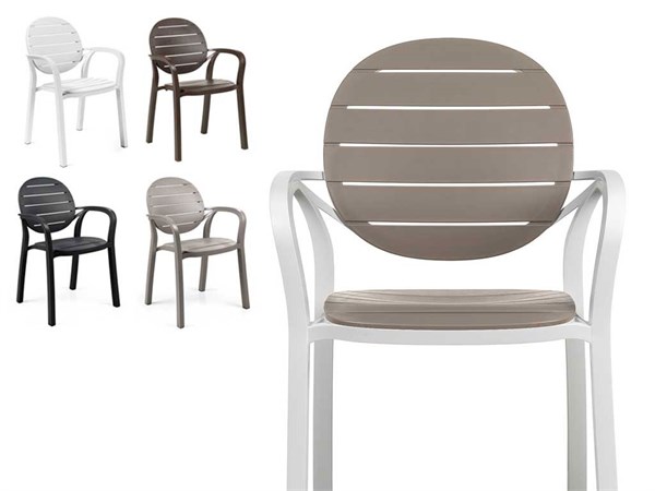 Garden chairs with armrests Palma