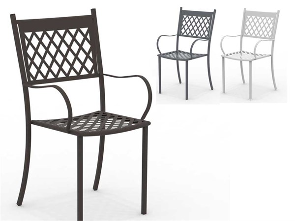 Garden chairs with armrests Valentino Summertime