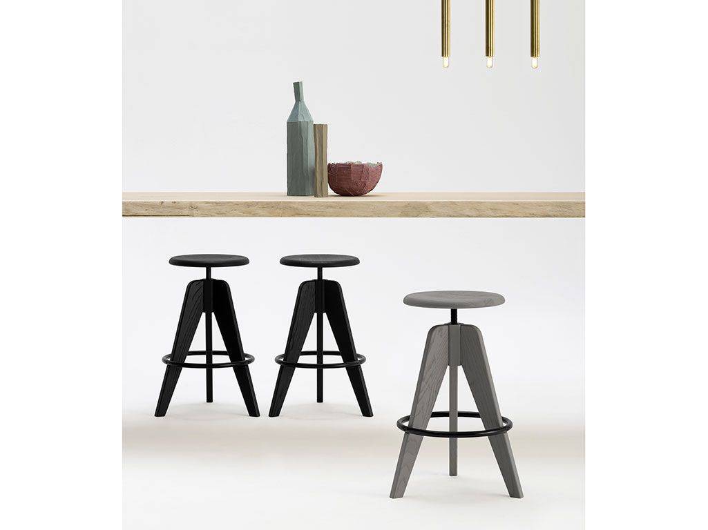 Stool With Adjustable Seat Tommy