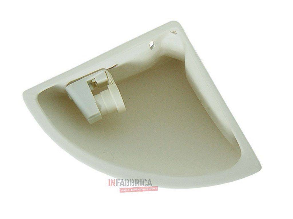 Wall applique lamp in dyable ceramic Angolo