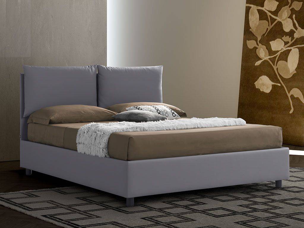 Letto matrimoniale modello Margherita 200x167 con vano contenitore