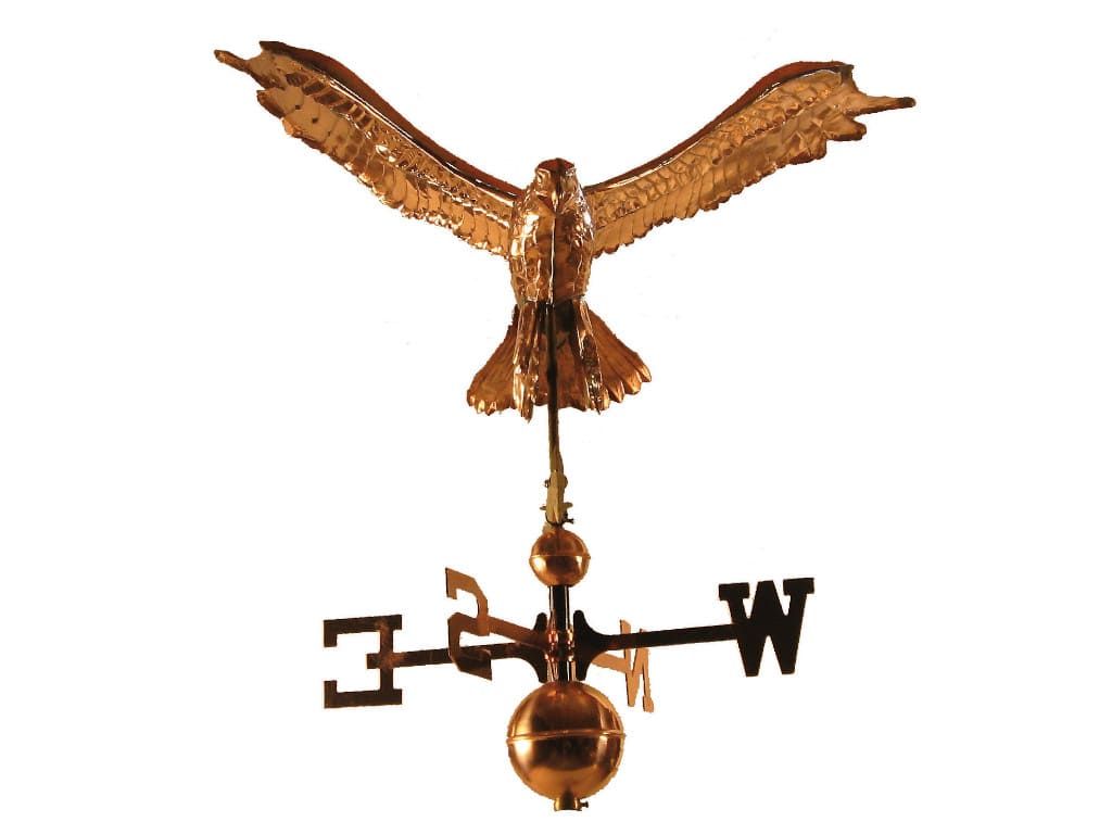 Girouette en cuivre pur Smithsonian Aigle - Drapeaux décoratifs